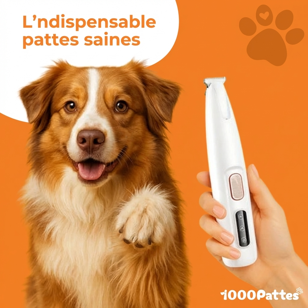 PattouneTrim Pro - Tondeuse pour pattes indolore et instantannée